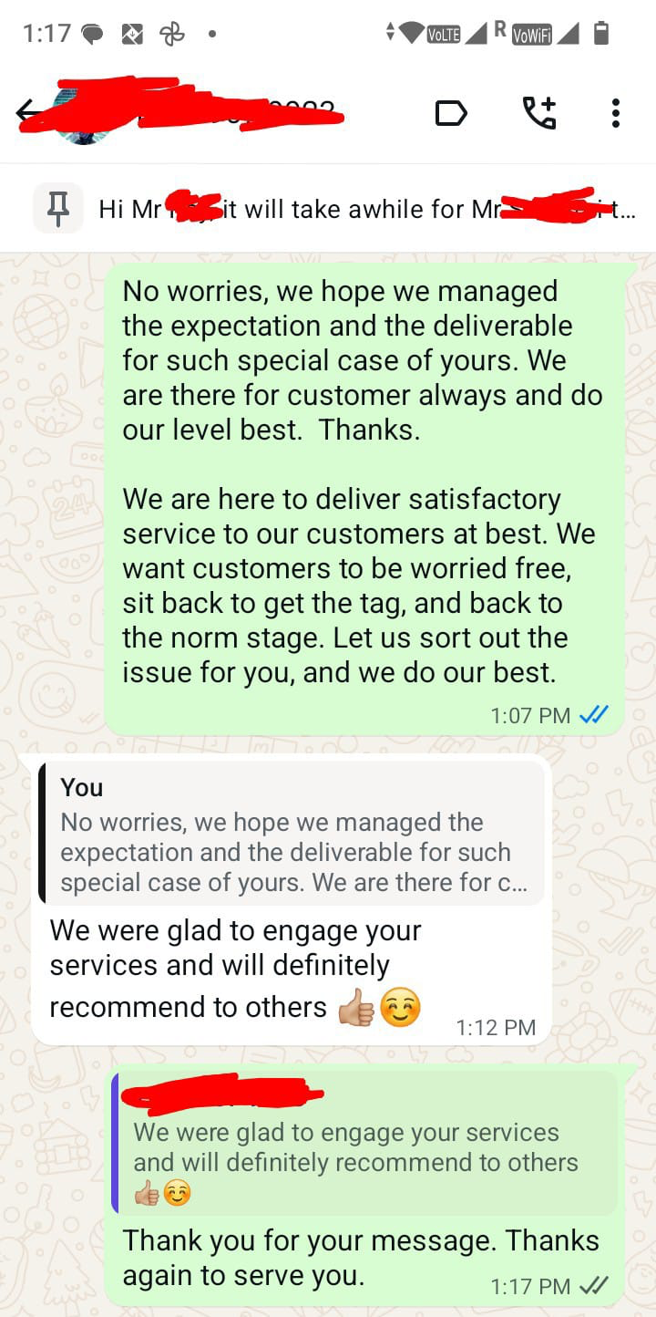 Customer testimonial 3